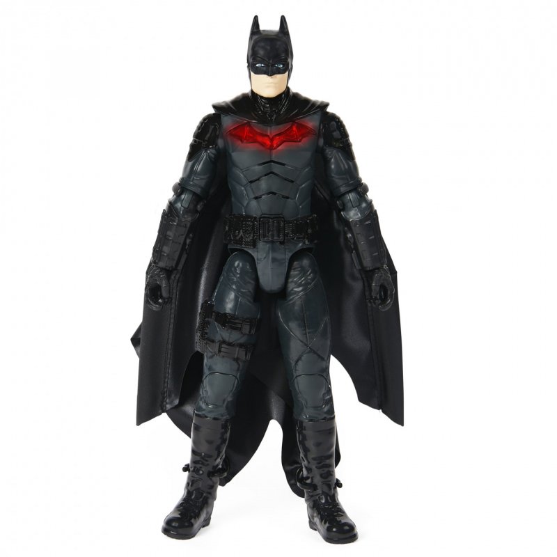DC Comics THE BATMAN LE FILM - FIGURINE 30 CM BATMAN DELUXE - - Figurine Batman Wing Suit Articulée Et Interactive 30 C