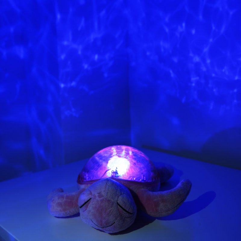 Cloud B Tranquil Turtle lumière de nuit pour bébé Autonome Rose
