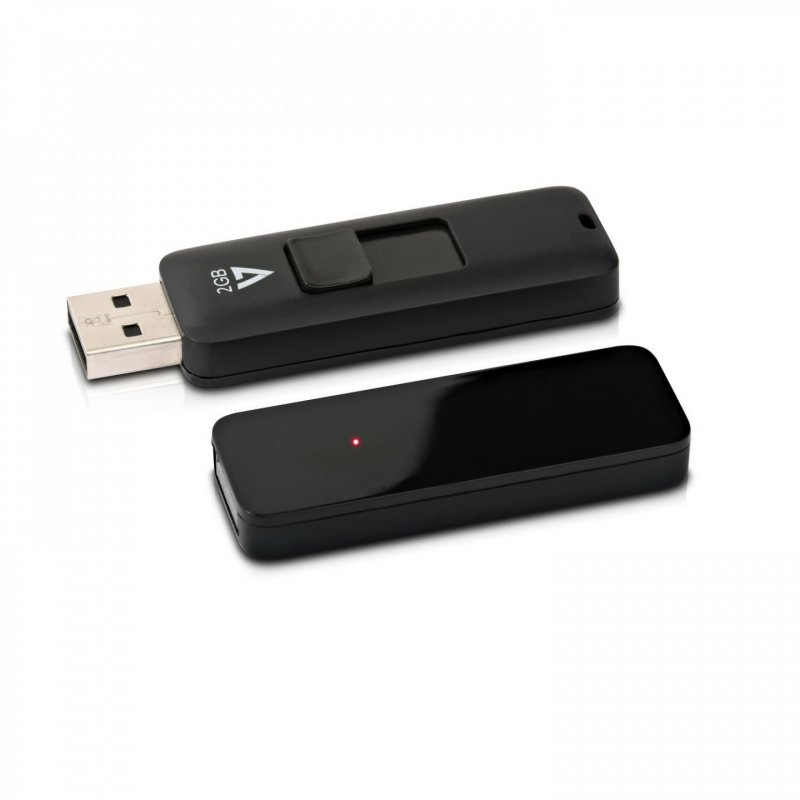 V7 VF22GAR-3E lecteur USB flash 2 Go USB Type-A 2.0 Noir