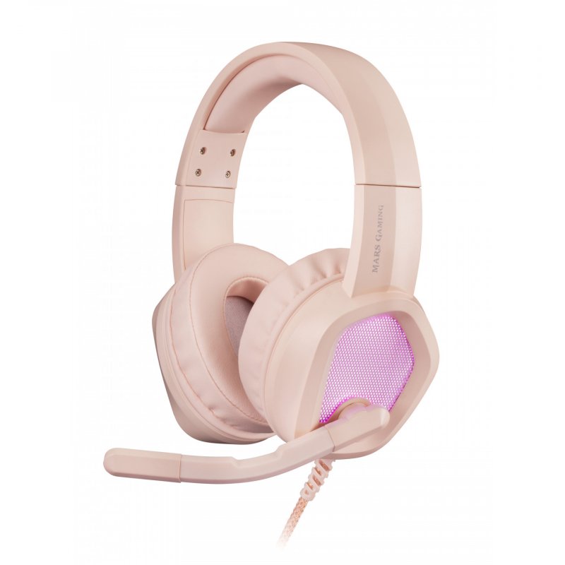 Mars Gaming MH320 Casque Avec fil Arceau Jouer USB Type-A Rose
