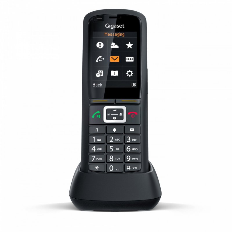 Gigaset R700H PRO Téléphone DECT Identification de l'appelant Noir