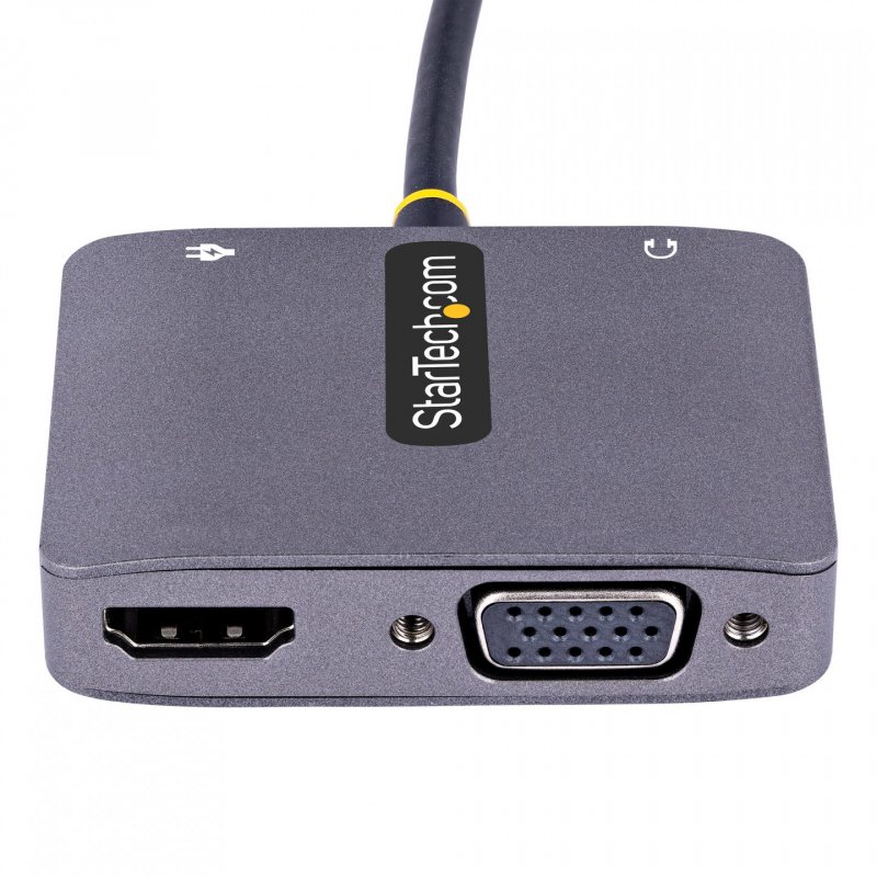 USB C VIDEO ADAPTER HDMI/VGA - 4K 60HZ 3.5MM AUDIO 100W PD