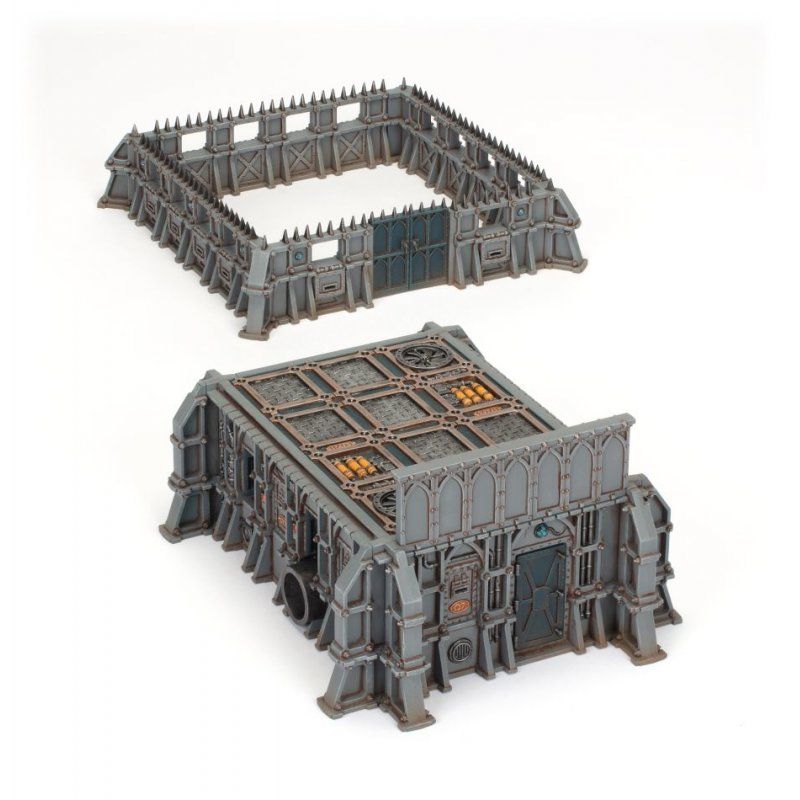 Warhammer 40k - Zone de Bataille Fronteris : SCS d'Hab-bunker et de Palissades