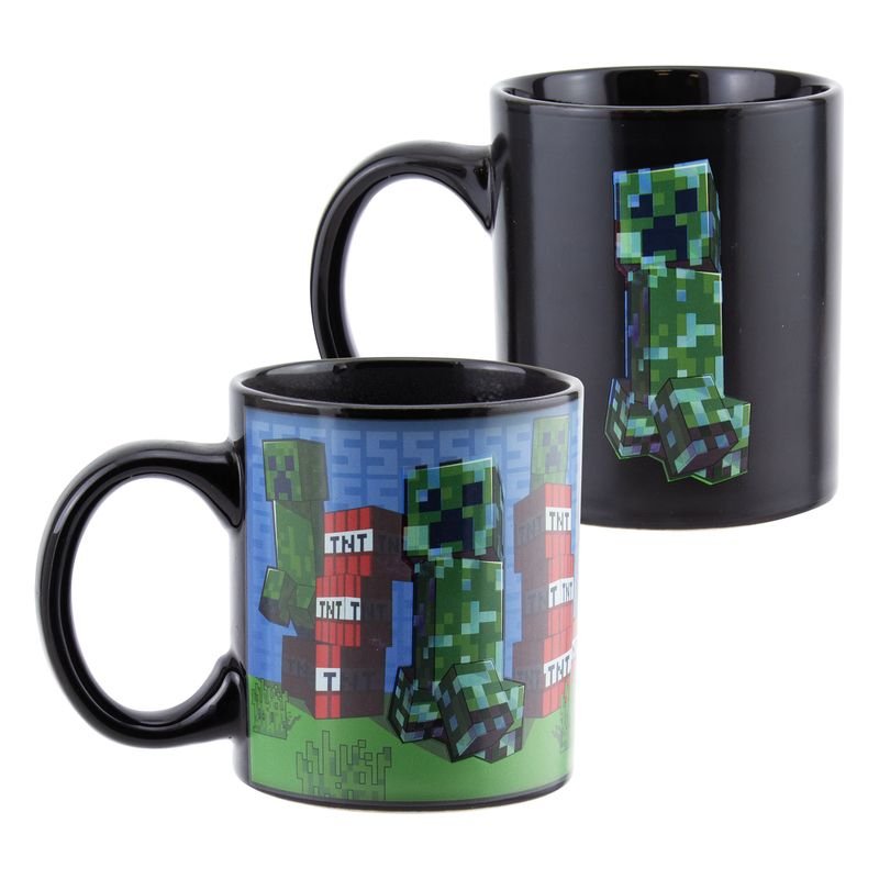 Paladone Minecraft Creeper Heat Change Mug Tasse Multicolore Universel 1 pièce(s)