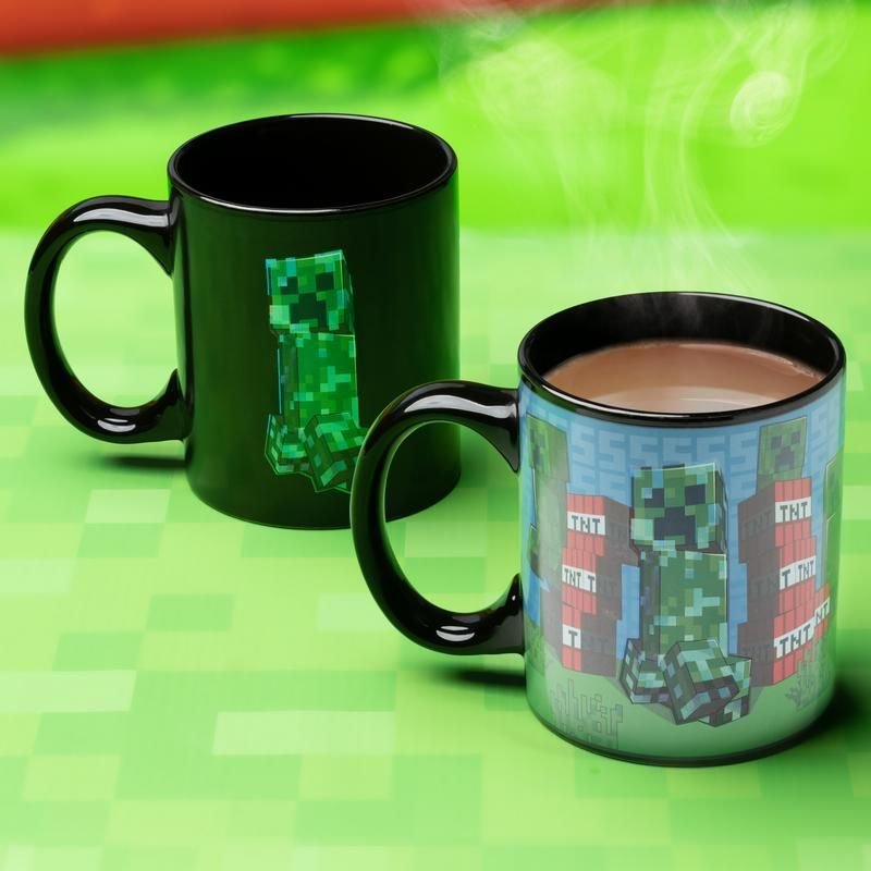 Paladone Minecraft Creeper Heat Change Mug Tasse Multicolore Universel 1 pièce(s)