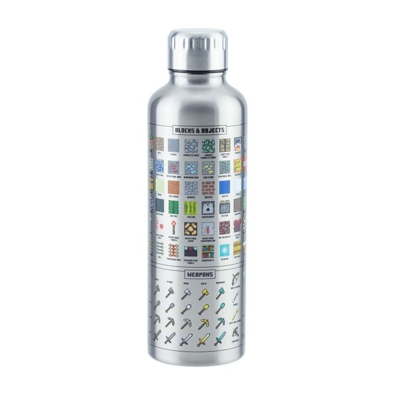 Paladone Minecraft Metal Water Bottle Daily usage 500 ml Stainless steel