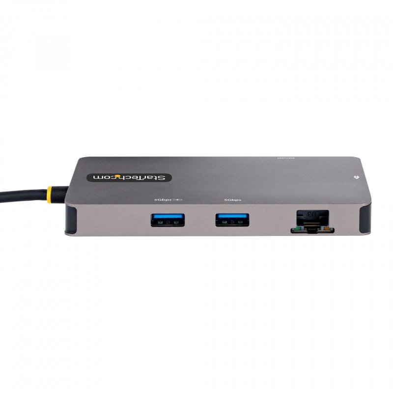 StarTech.com USB C Multiport Adapter, Dual HDMI Video, 4K 60Hz, 2Pt 5Gbps USB-A Hub, 100W Power Delivery Pass-Through/Gb