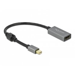 Adap Delock mini DP 1.4 to HDMI Grey/Black