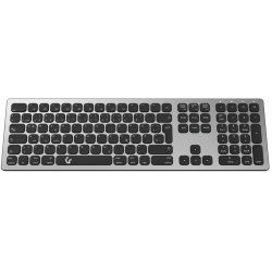 KeySonic KSK-8023BTRF keyboard Bluetooth QWERTZ German Anthracite, Black
