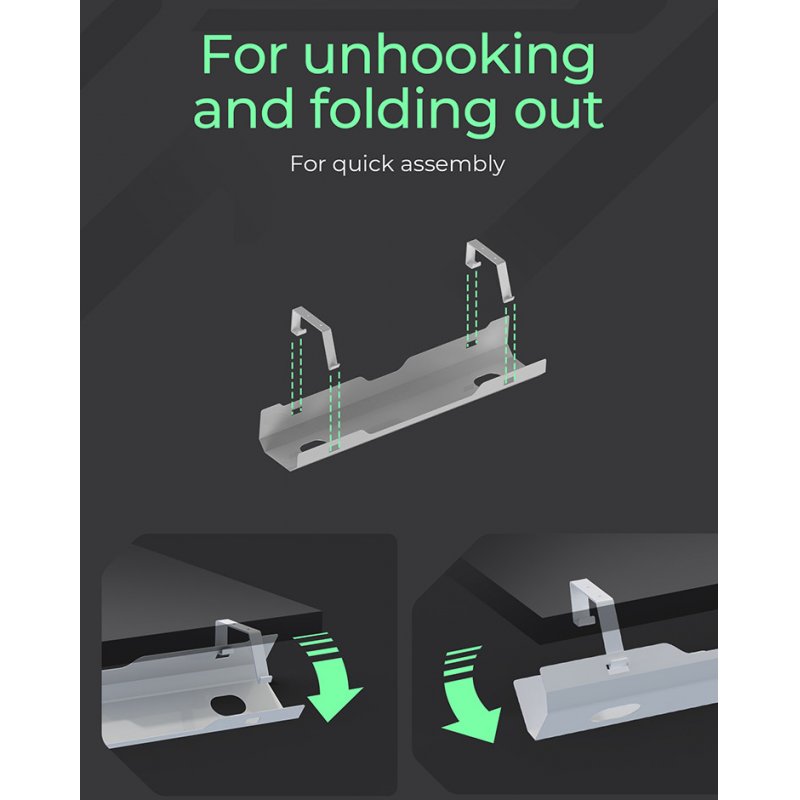 ZUB ICY BOX Cable management tray for Desk