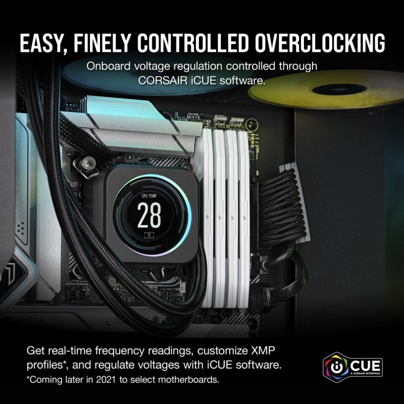 Corsair Vengeance CMK32GX5M2B5600C36W module de mémoire 32 Go 2 x 16 Go DDR5 5600 MHz