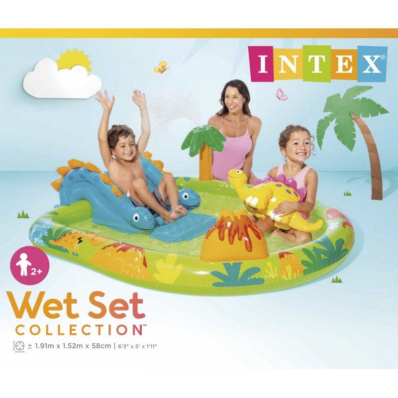 Intex 57166NP above ground pool Inflatable pool Oval Multicolour