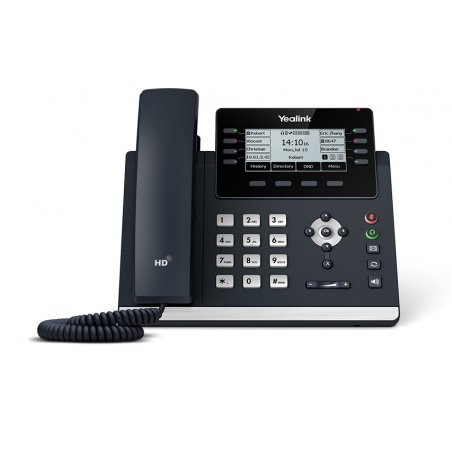 Yealink SIP-T43U téléphone fixe Gris 12 lignes LCD Wifi
