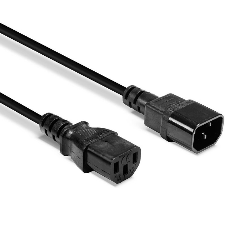 Lindy 1m IEC C14 an IEC C13 Mains Cable