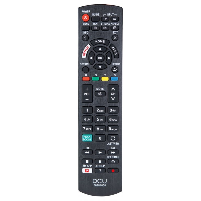 DCU Advance Tecnologic 30901030 remote control IR Wireless TV Press buttons