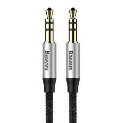 Baseus CAM30BS1 audio cable 1 m 3.5mm Black, Silver