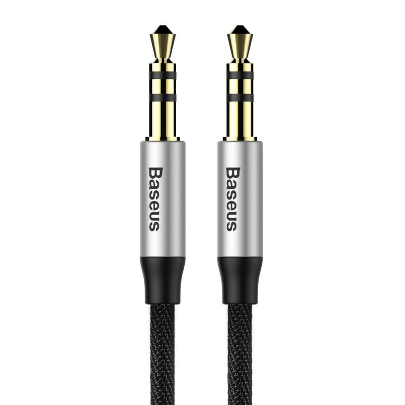 Baseus Audio Yiven M30 Cable 1M Silver/Black (CAM30-BS1)