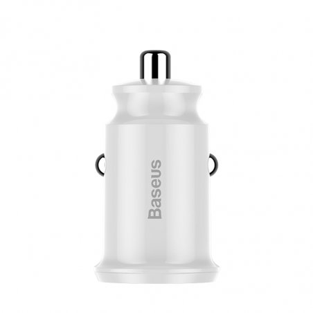 Baseus Car Charger Grain 3.1A White (CCALL-ML02)