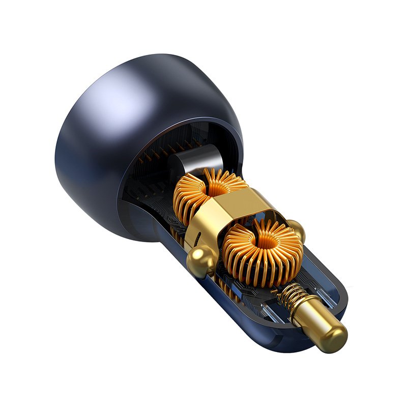 Baseus CCKX-C0A Universel Noir, Bleu Allume-cigare Charge rapide Auto