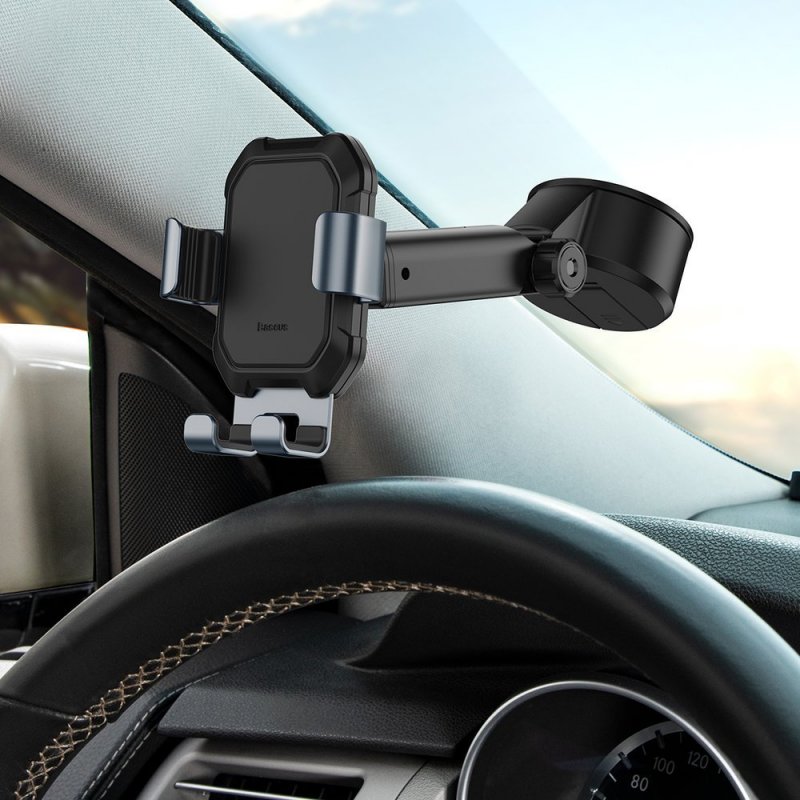 Baseus Car Mount Tank Gravity Phone holder with suction base Tarnish Black (SUYL-TK01)