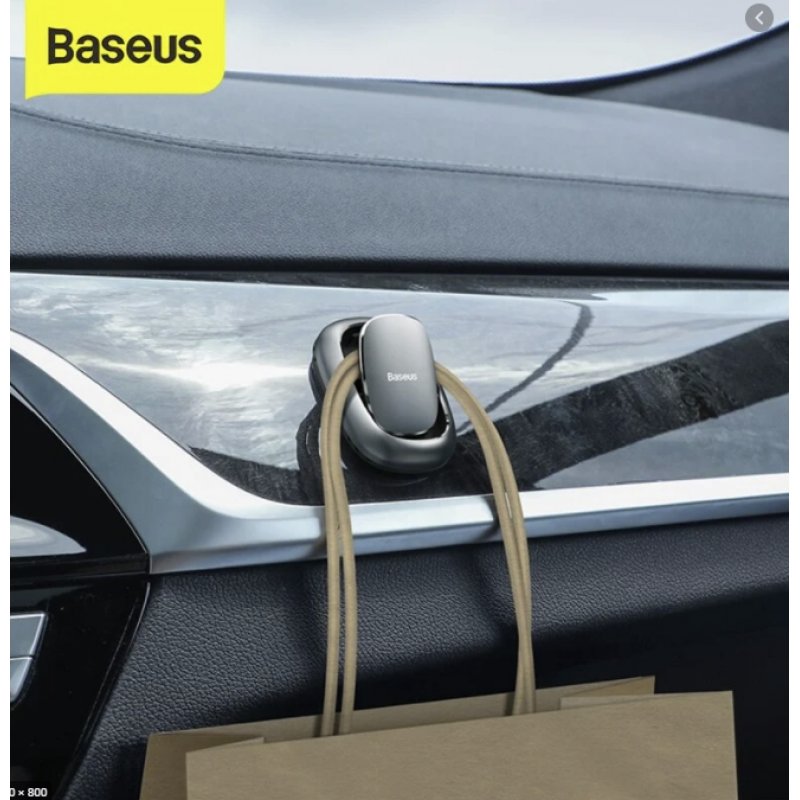 Baseus ACGGBK-01 home storage hook Indoor & outdoor Universal hook Black 4 pc(s)