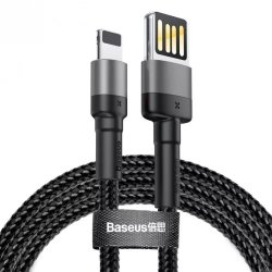 Baseus Lightning Cafule Cable (special edition) 1.5A 2m Gray + Black (CALKLF-HG1)