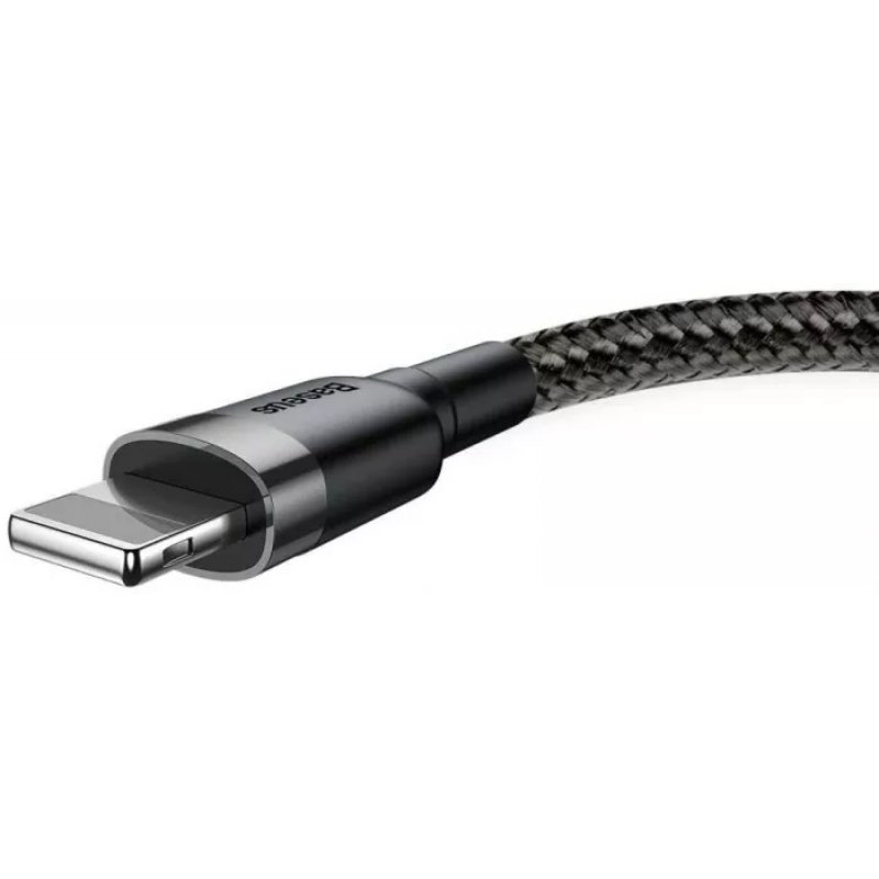 Baseus Lightning Cafule Cable 1.5A 2m Gray + Black (CALKLF-CG1)