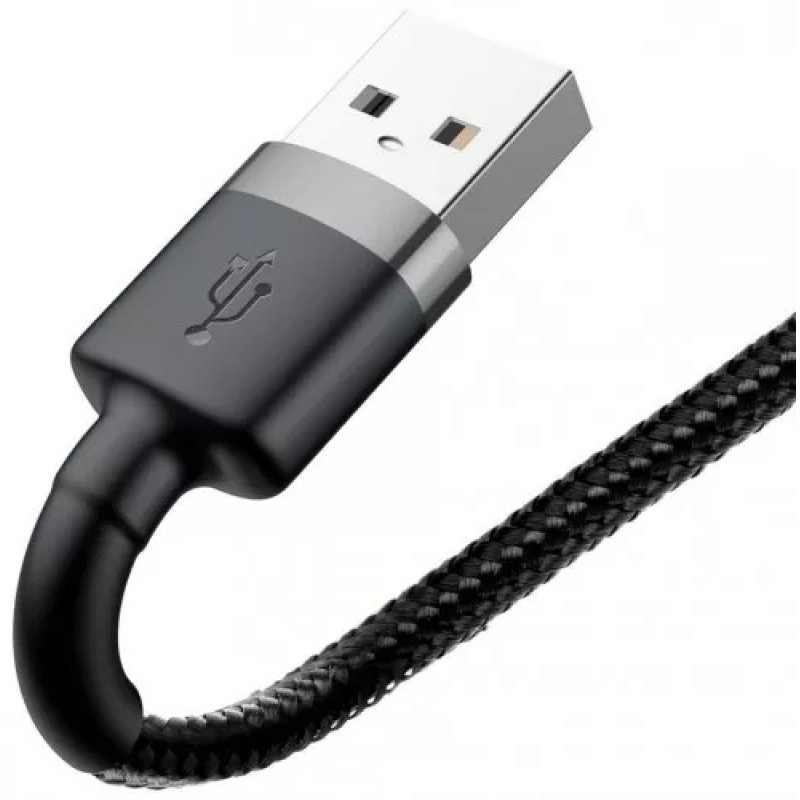 Baseus CALKLF-CG1 USB cable 2 m USB A Grey, Black