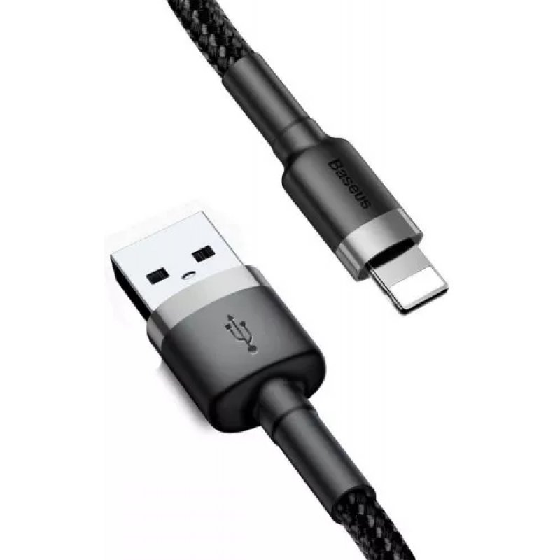Baseus CALKLF-CG1 USB cable 2 m USB A Grey, Black