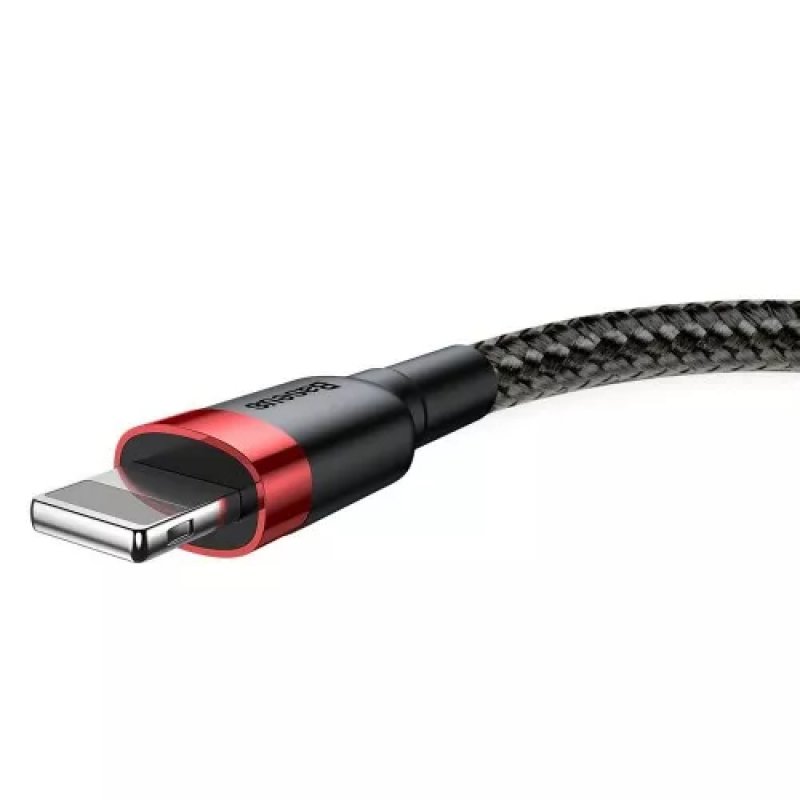 Baseus CALKLF-R91 câble Lightning 3 m Rouge, Noir