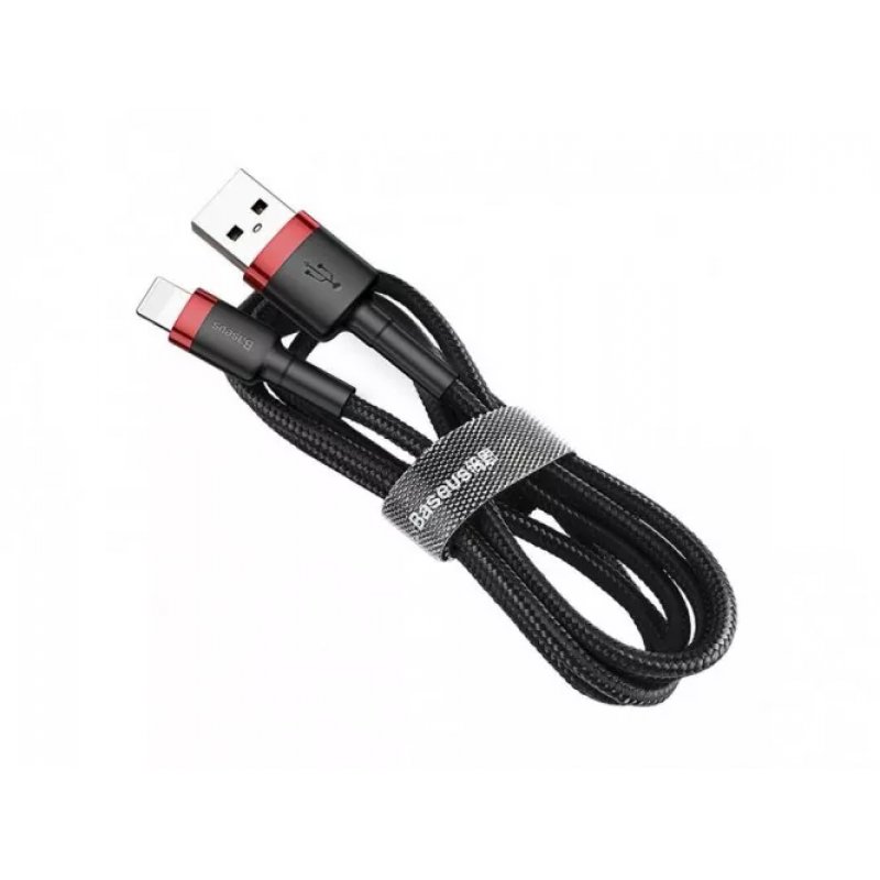 Baseus CALKLF-R91 câble Lightning 3 m Rouge, Noir