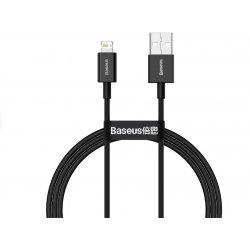 Baseus Lightning Superior Series cable, Fast Charging, Data 2.4A, 1m Black (CALYS-A01)