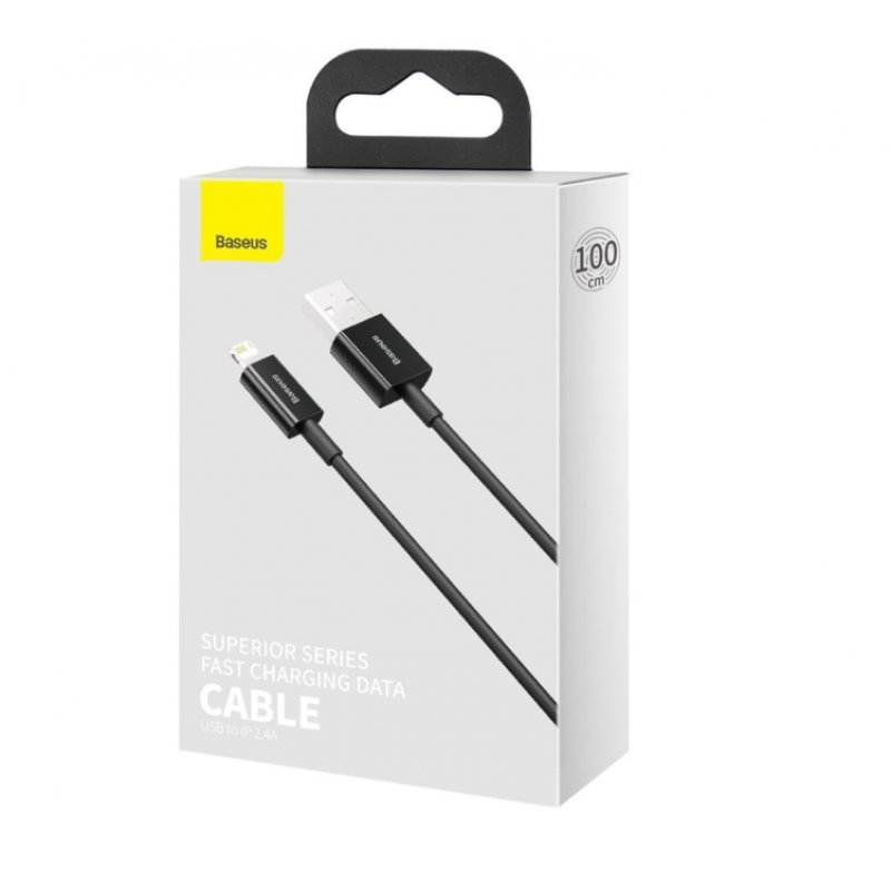 Baseus CALYS-A01 lightning cable 1 m Black