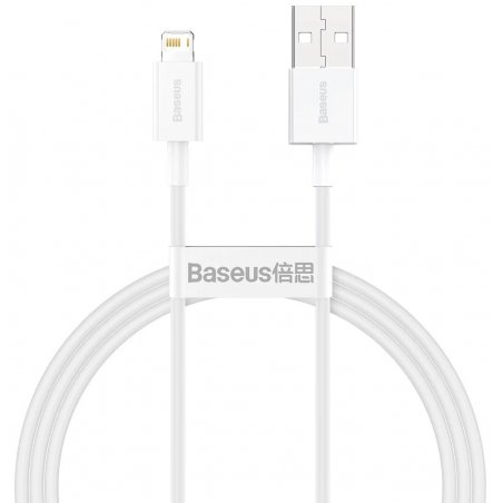 Baseus CALYS-A02 câble de téléphone portable Blanc 1 m USB A Lightning