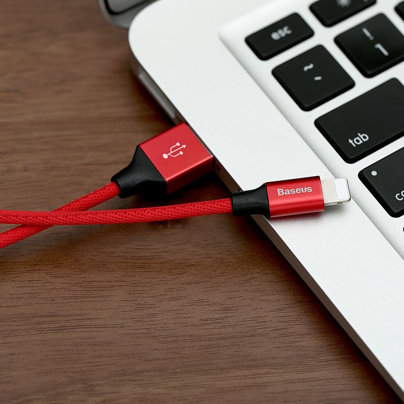 Baseus Lightning Yiven Apple Cable 2A 1.8m Red (CALYW-A09)