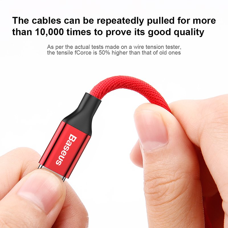 Baseus Lightning Yiven Apple Cable 2A 1.8m Red (CALYW-A09)