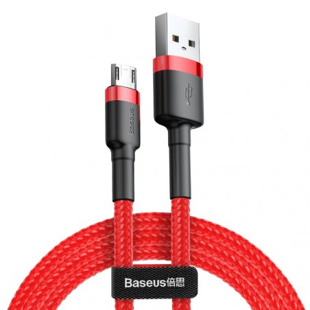 Baseus CAMKLF-C09 câble USB 2 m USB A Micro-USB B Rouge