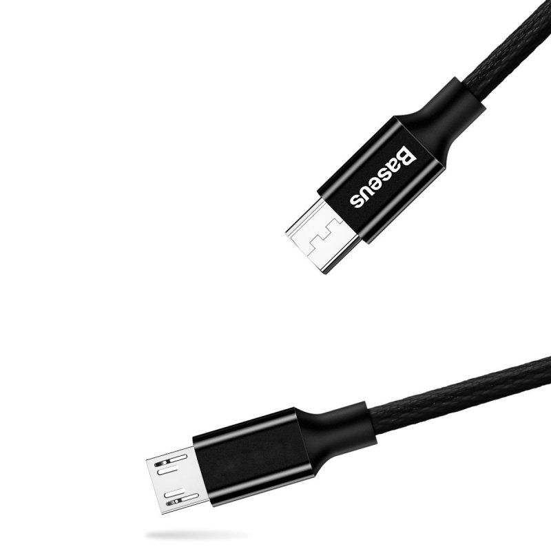 Baseus 6953156260733 USB cable 1.5 m USB 2.0 USB A Micro-USB B Black