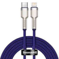 Baseus Type-C - Lightning Cafule Series Metal data cable PD 20W 1m Purple (CATLJK-A05)