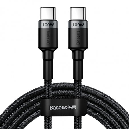 Baseus Cafule câble USB 2 m USB 2.0 USB C Noir