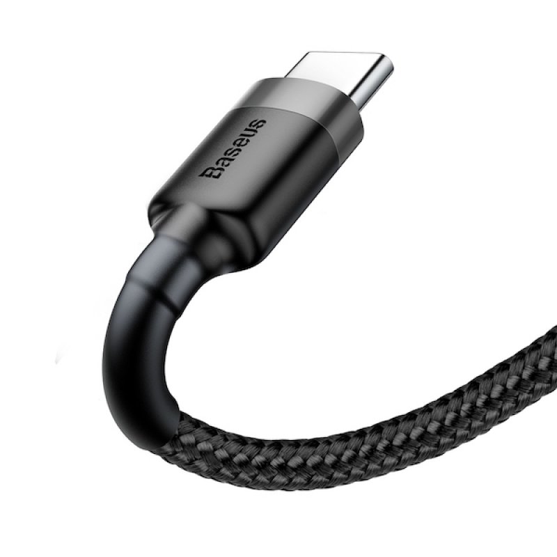 Baseus CATKLF-BG1 câble de téléphone portable Noir 1 m USB A USB C