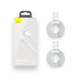 Baseus TZCATZJ-02 câble USB 1,5 m USB A USB C Blanc