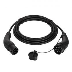 LogiLink E-Auto Ladekabel Typ 2 - 3-phasig - 22 kW - 32 A - 5 m