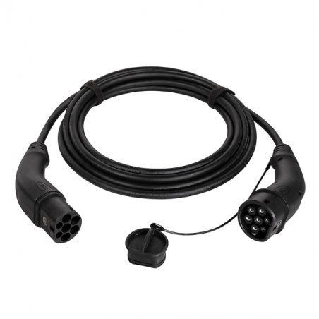 LogiLink E-Auto Ladekabel Typ 2 - 3-phasig - 22 kW - 32 A - 5 m