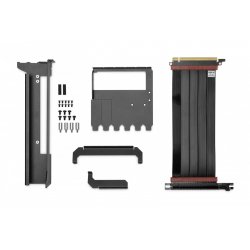 EK Water blocks EK-Loop vertikale Grafikkartenhalterung Evo mit Riser PCIE 4.0 Kabel - schwarz