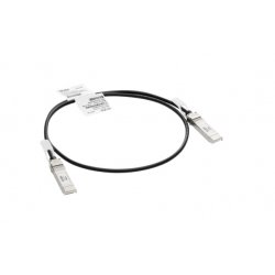 Aruba R9D19A fibre optic cable 1 m SFP+ Black, Silver
