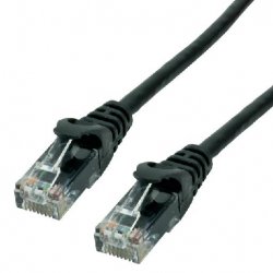 RJ45 CABLE 100PERCENTAGE COPPER CAT 6A S/FTP LSZH 0.5M BLACK
