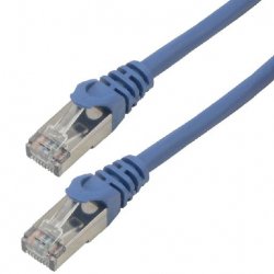 RJ45 CABLE 100PERCENTAGE COPPER CAT 6A S/FTP LSZH 3M BLUE