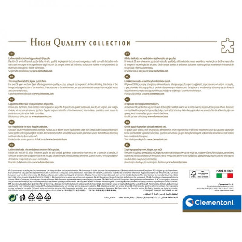 Clementoni High Quality Collection 39657 puzzle Jeu de puzzle 1000 pièce(s) Bandes dessinées