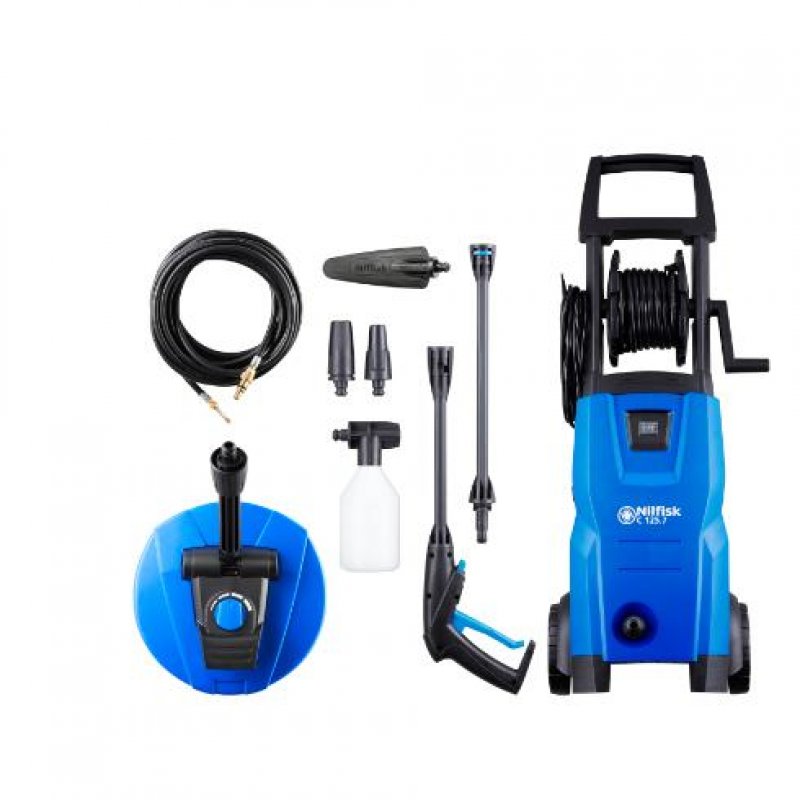 Nilfisk 128471017 Nettoyeur haute pression Droit Electrique 460 l/h 1500 W Bleu, Noir